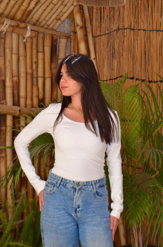 white long sleeve