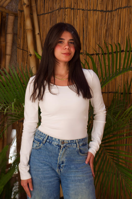 white long sleeve